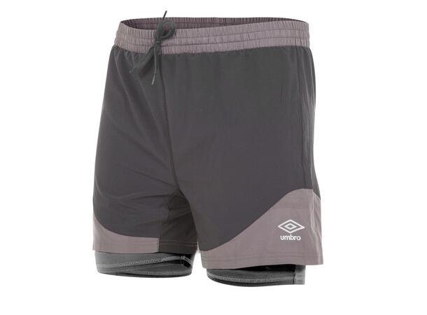 UMBRO Cable Shorts w/tights Svart XXL Shorts med tights 